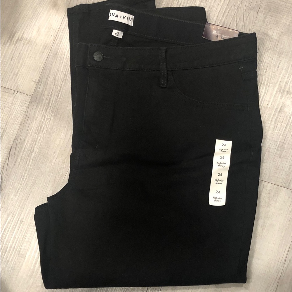 Ava & Viv Black Skinny Jeans